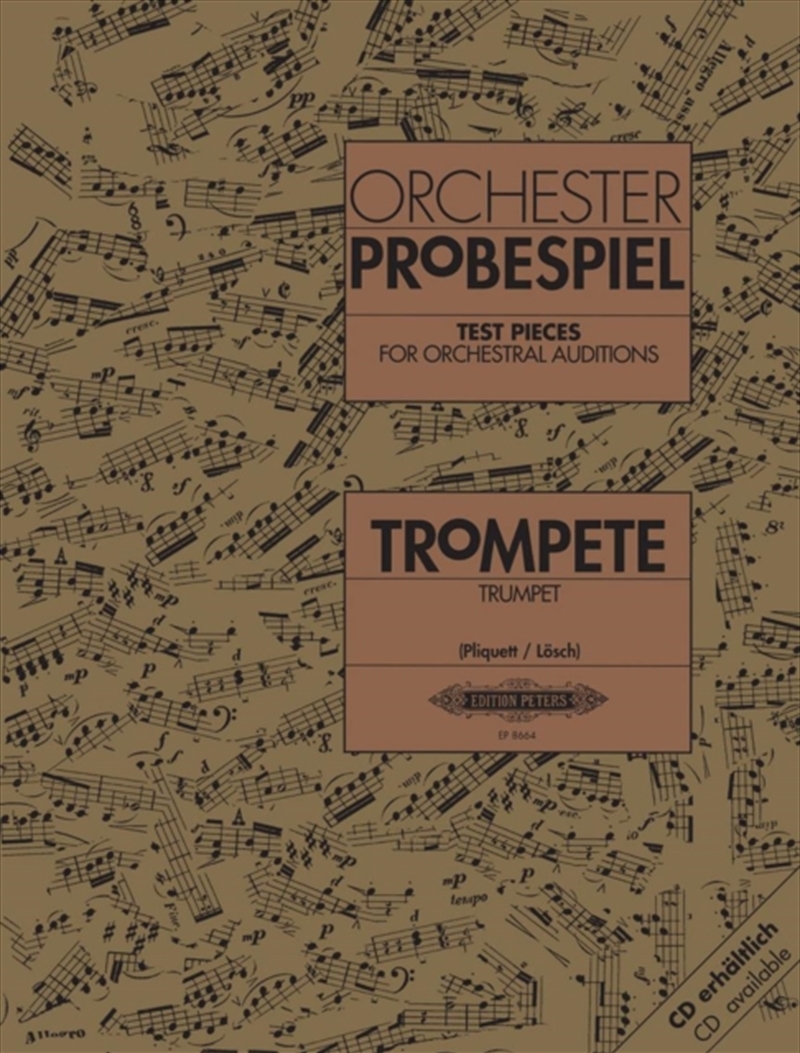 Test Pieces For Orchestral Auditions (Trumpet)/Product Detail/Media