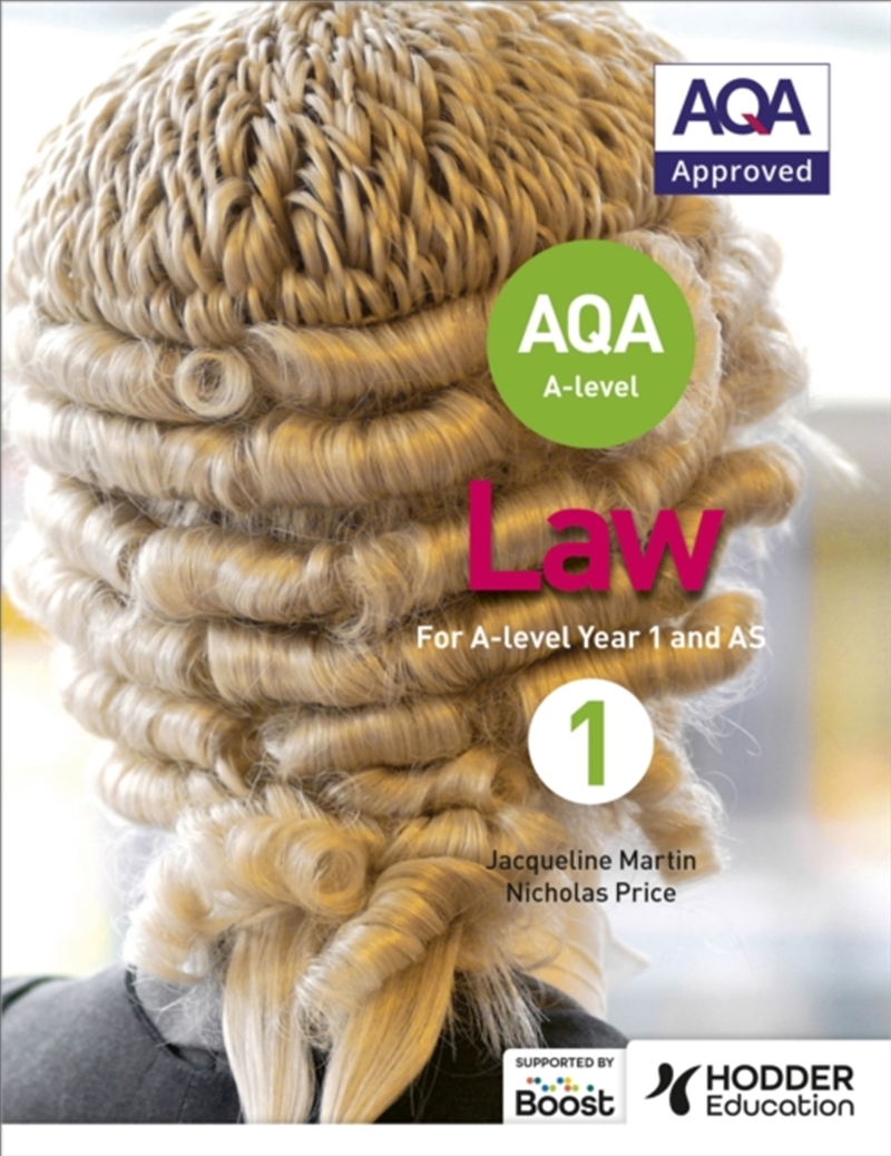 Aqa A-Level Law For Year 1/As/Product Detail/Education & Textbooks