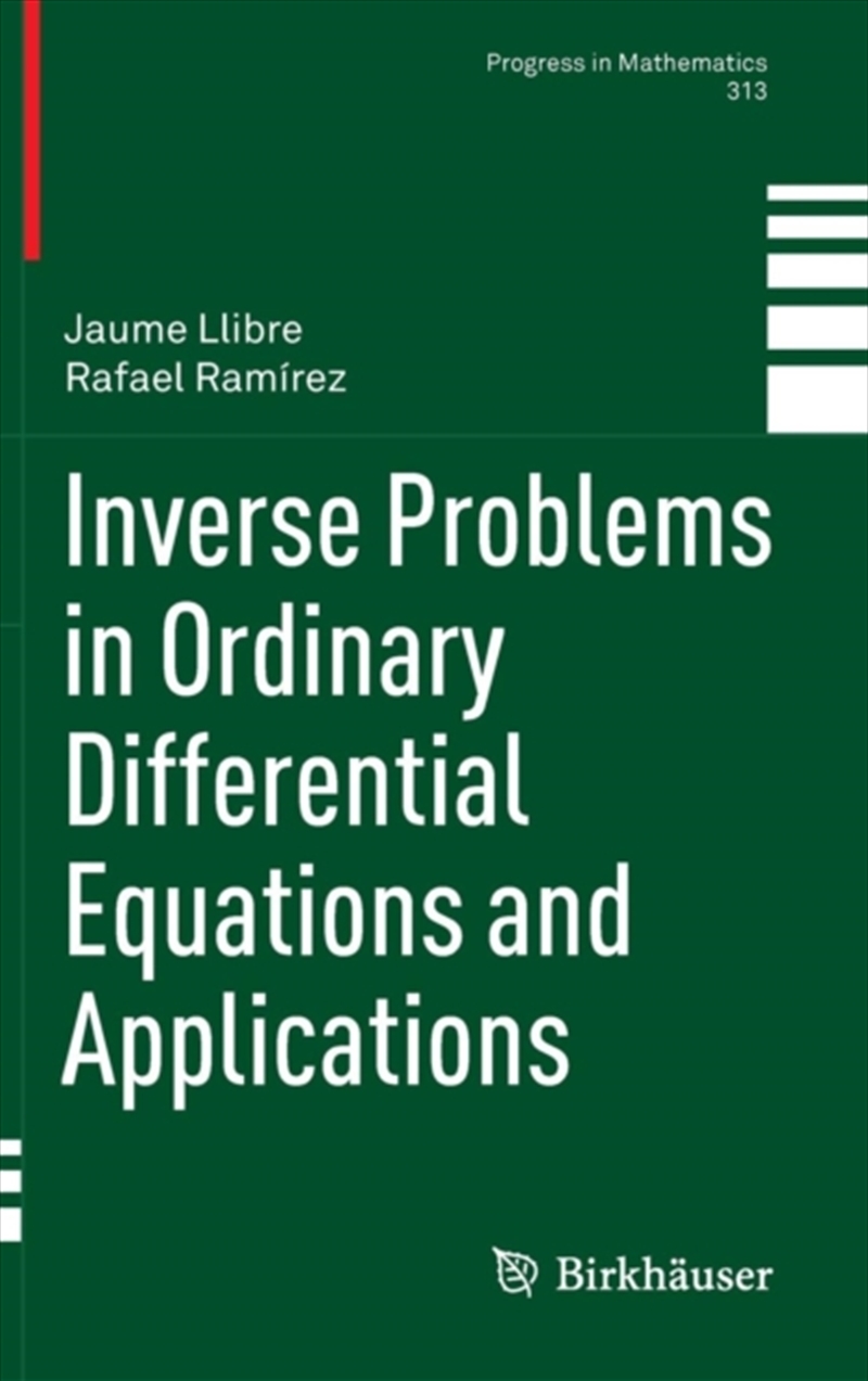 Inverse Problems In Ordinary Differential Equations And Applications/Product Detail/Education & Textbooks