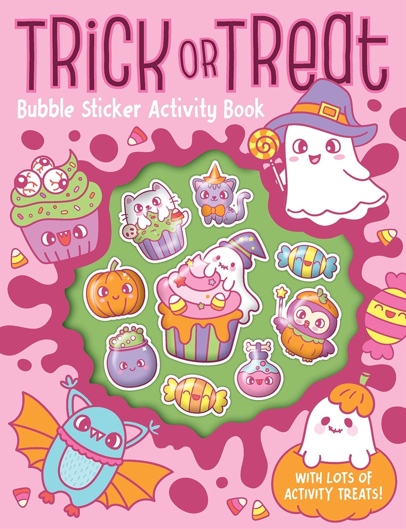 Bubble Sticker Activity Book - Trick or Treat/Product Detail/Kids Activity Books