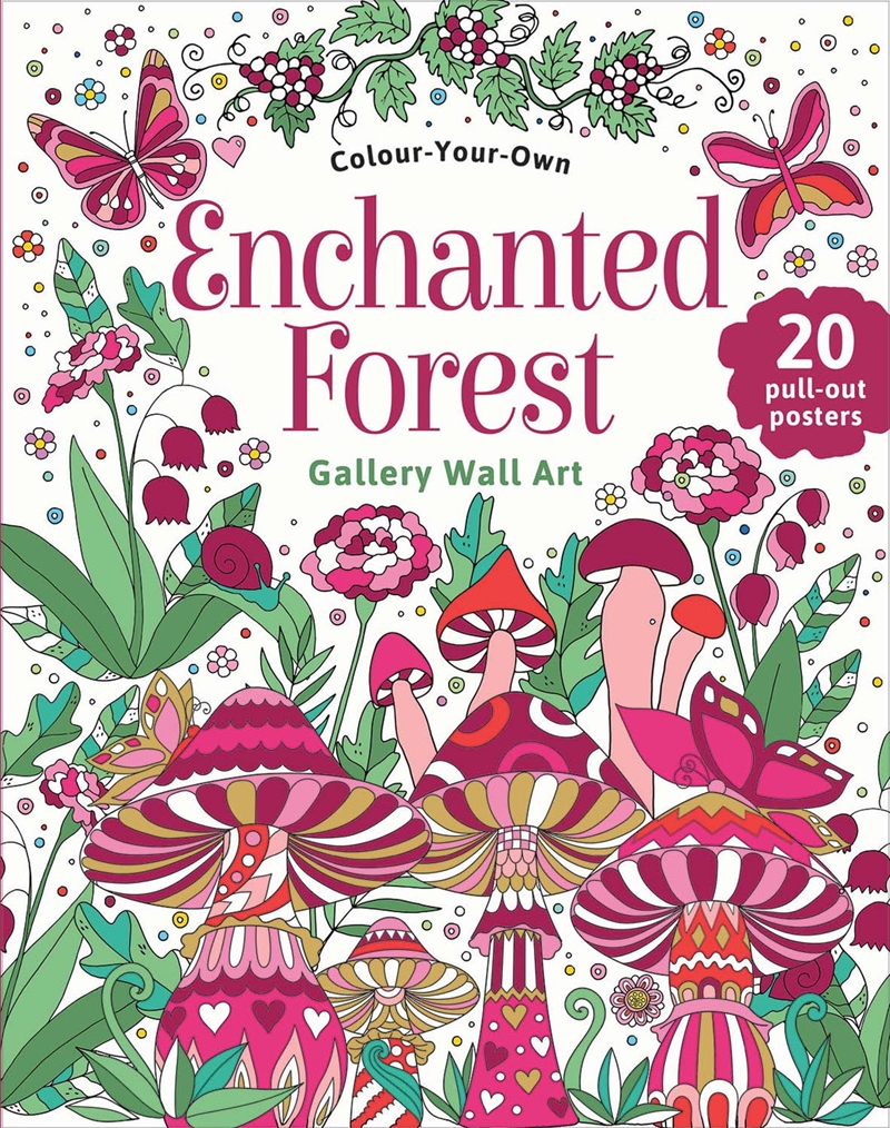 Gallery Wall Art - Enchanted Forest/Product Detail/Adults Colouring