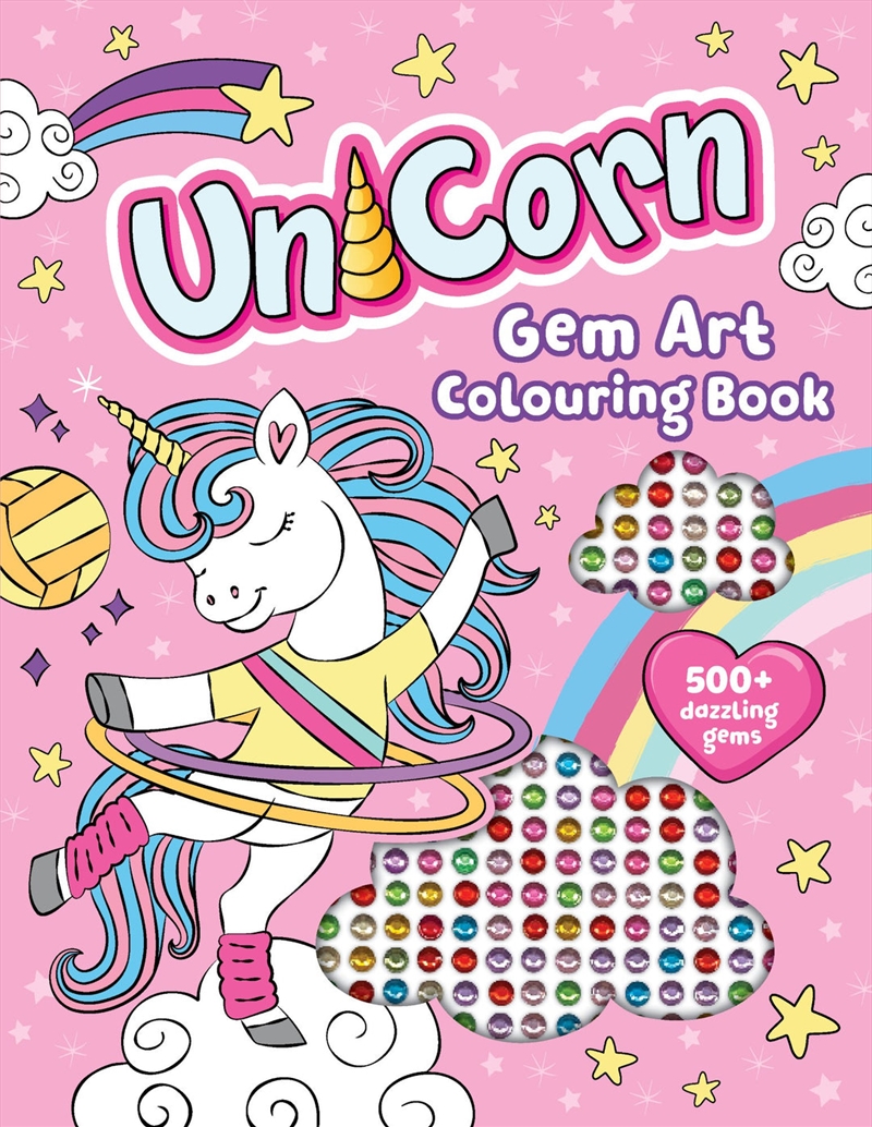 Gem Art Colouring Book - Unicorn/Product Detail/Kids Colouring