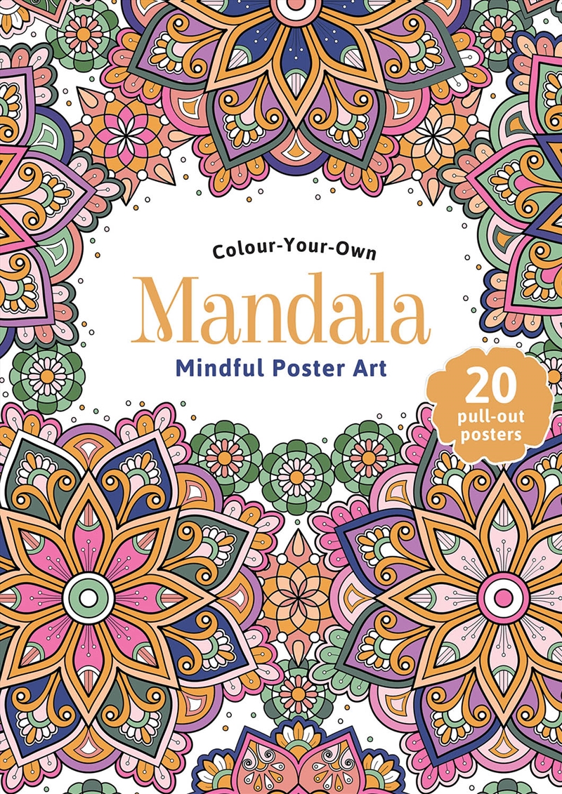 Mindful Poster Art - Mandala/Product Detail/Kids Colouring