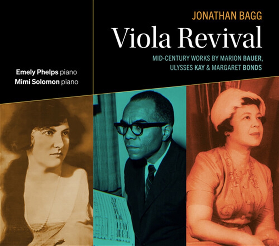 Viola Revival: Mid-Century Works By Marion Bauer/Product Detail/Classical