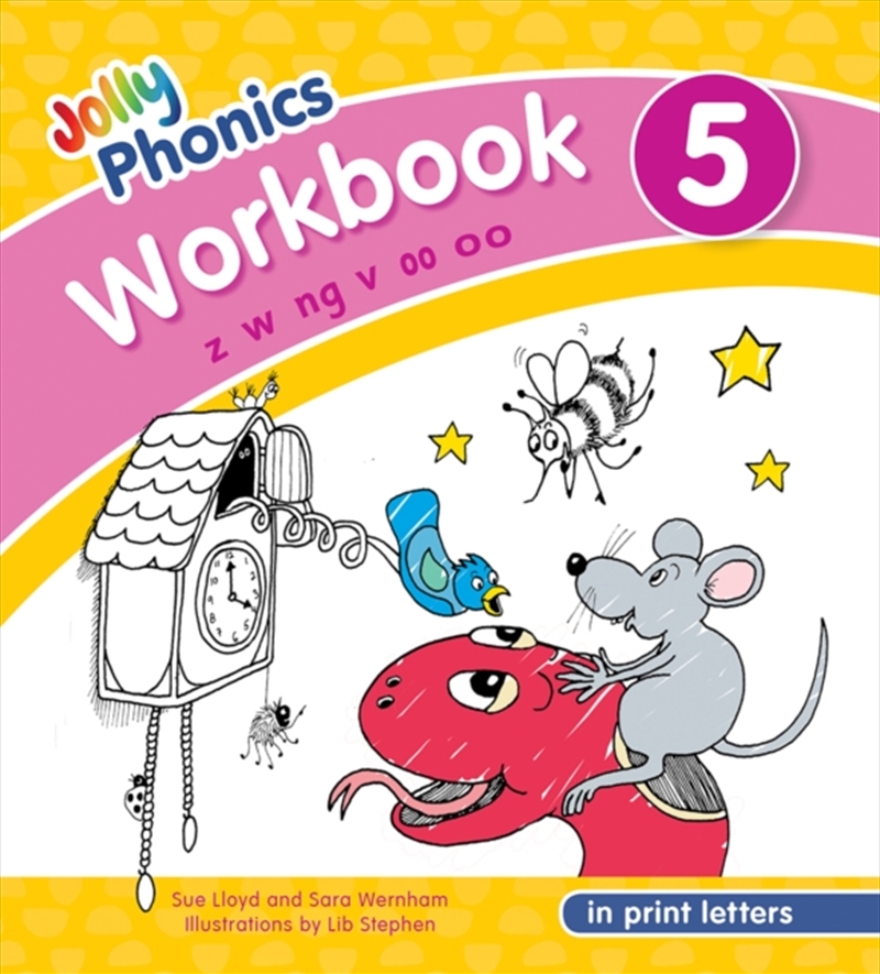 Jolly Phonics Workbook 5 : In Print Letters (American English Edition)/Product Detail/English