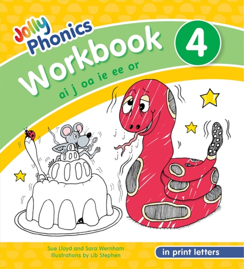 Jolly Phonics Workbook 4 : In Print Letters (American English Edition)/Product Detail/English