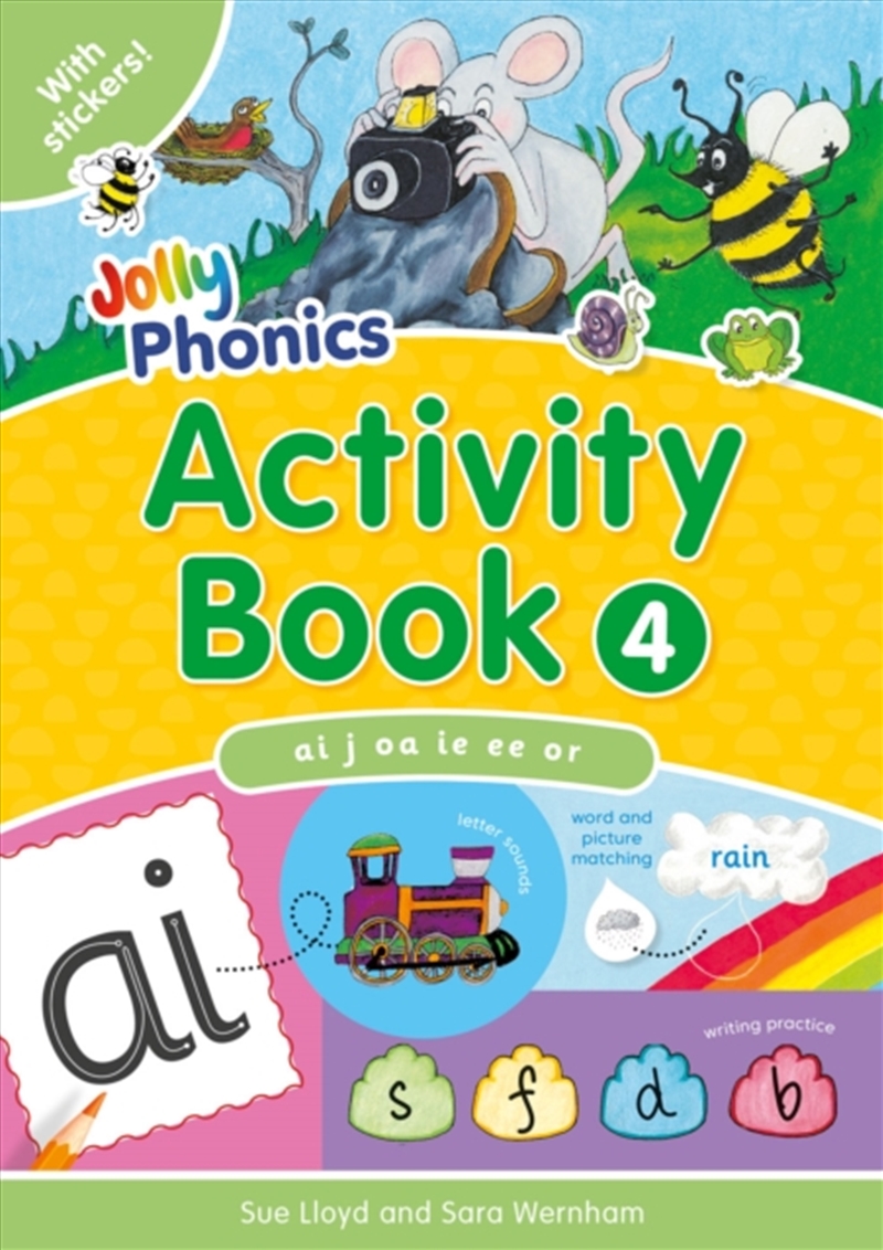 Jolly Phonics Activity Book 4 : In Precursive Letters (British English Edition)/Product Detail/English