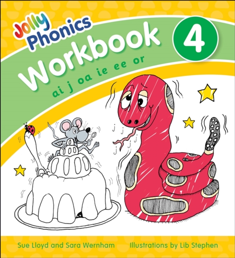 Jolly Phonics Workbook 4 : In Precursive Letters (British English Edition)/Product Detail/English