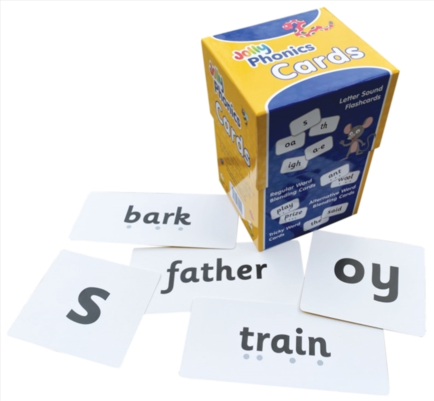 Jolly Phonics Cards : Set Of 4 Boxes In Precursive Letters/Product Detail/English