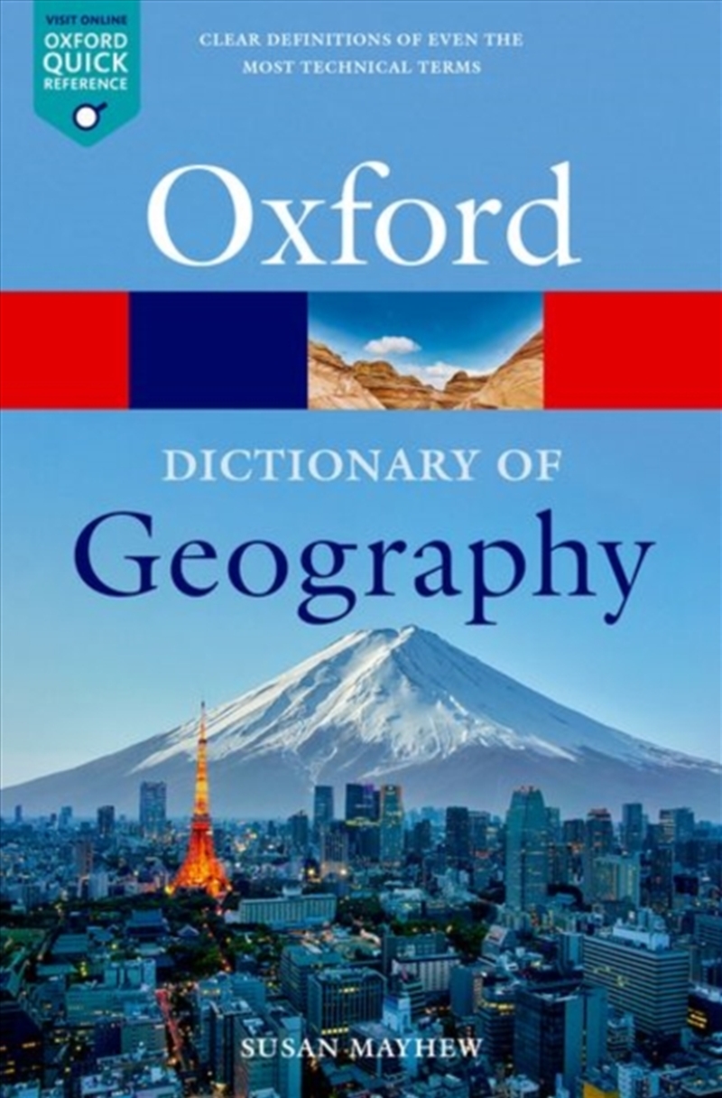 A Dictionary Of Geography/Product Detail/Geography