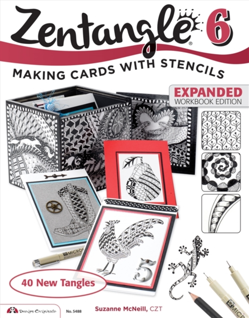 Zentangle 6, Expanded Workbook Edition : Making Cards With Stencils/Product Detail/Crafts & Handiwork
