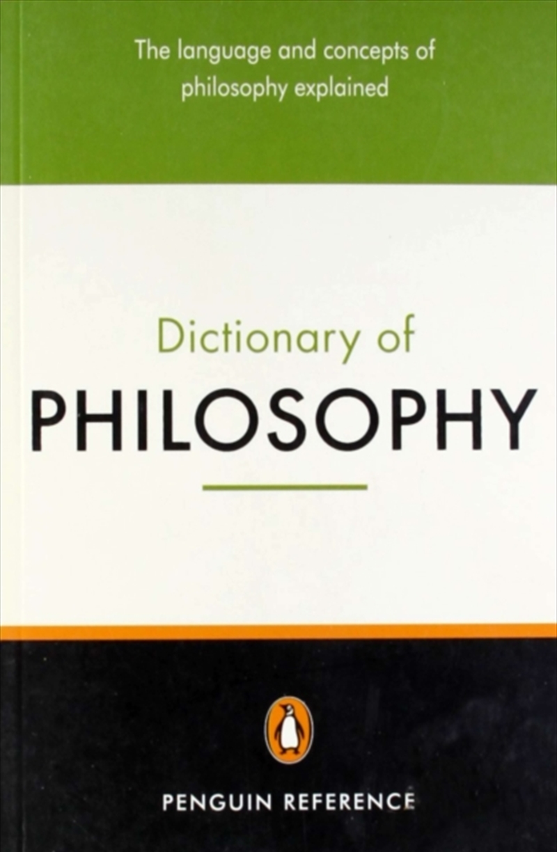 The Penguin Dictionary Of Philosophy/Product Detail/Reading