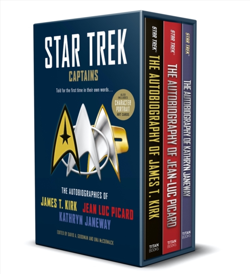 Star Trek Captains - The Autobiographies : Boxed Set With Slipcase And Character Portrait Art Of Kir/Product Detail/Reading