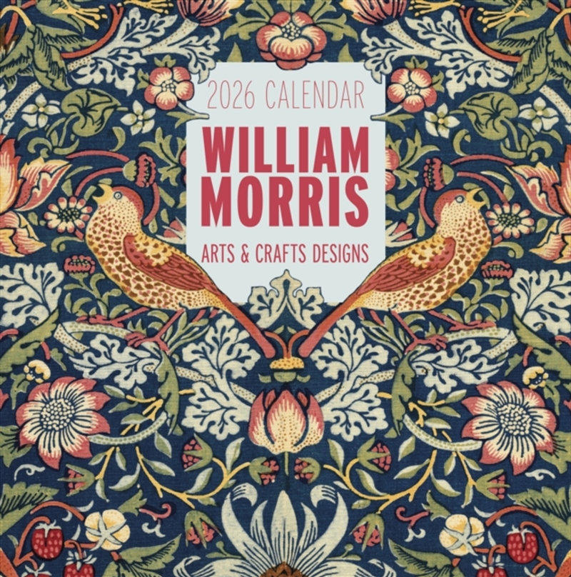 William Morris: Arts & Crafts Designs 2026 Wall Calendar/Product Detail/Calendars & Diaries