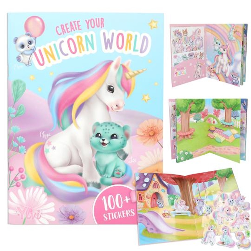 Ylvi Stickerworld Unicorn/Product Detail/Kids Activity Books
