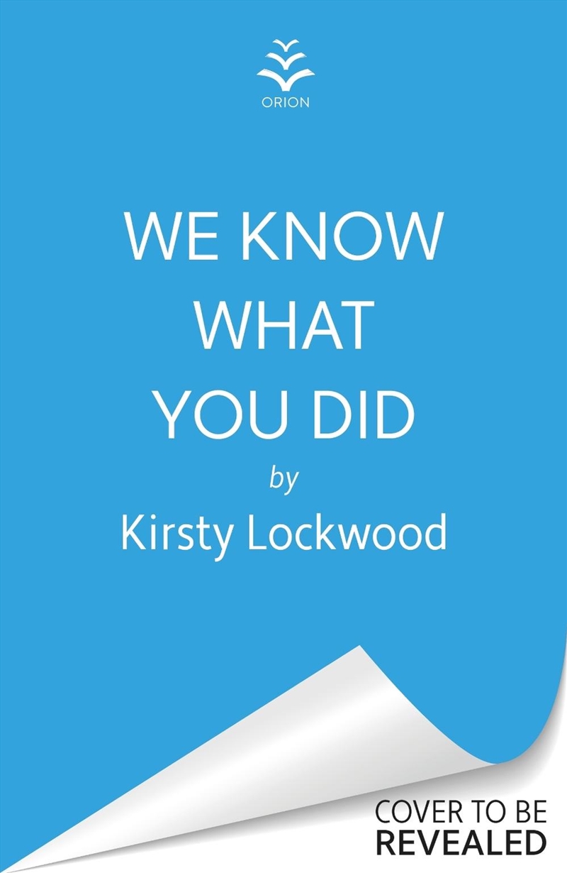 We Know What You Did/Product Detail/Crime & Mystery Fiction