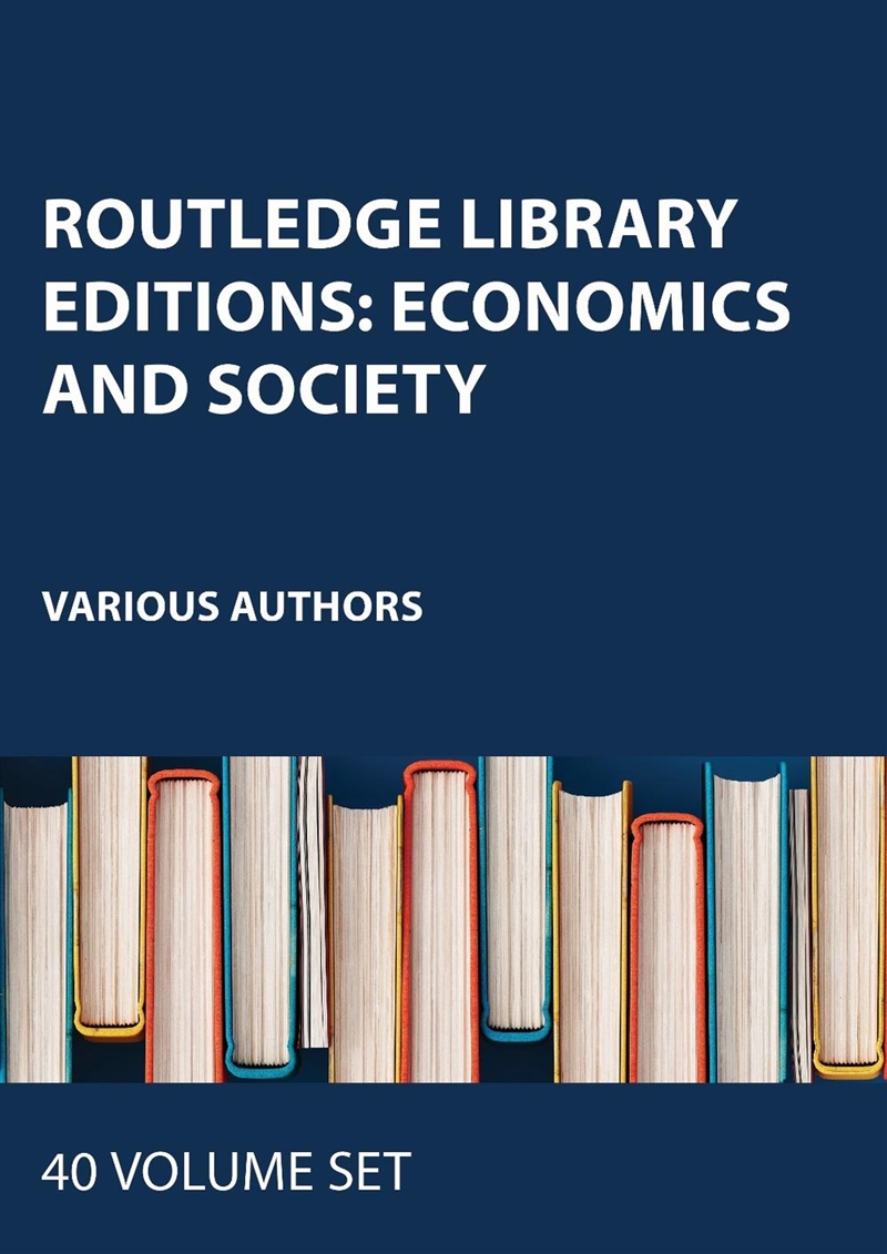 Routledge Library Editions: Economics And Society/Product Detail/Reading