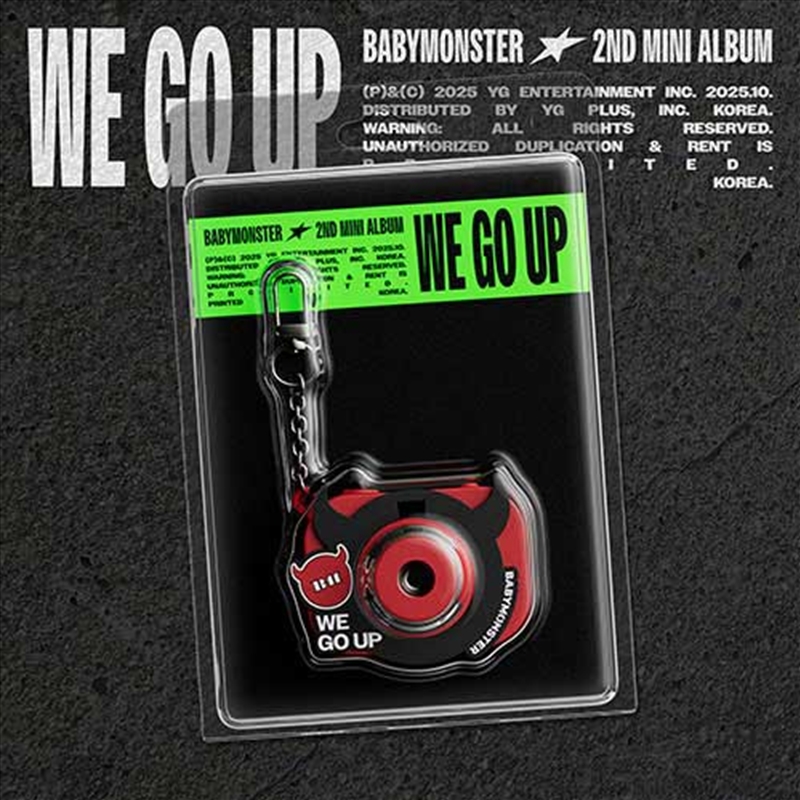 Babymonster - 2nd Mini Album [We Go Up] Mini Beam Keyring Ver./Product Detail/World