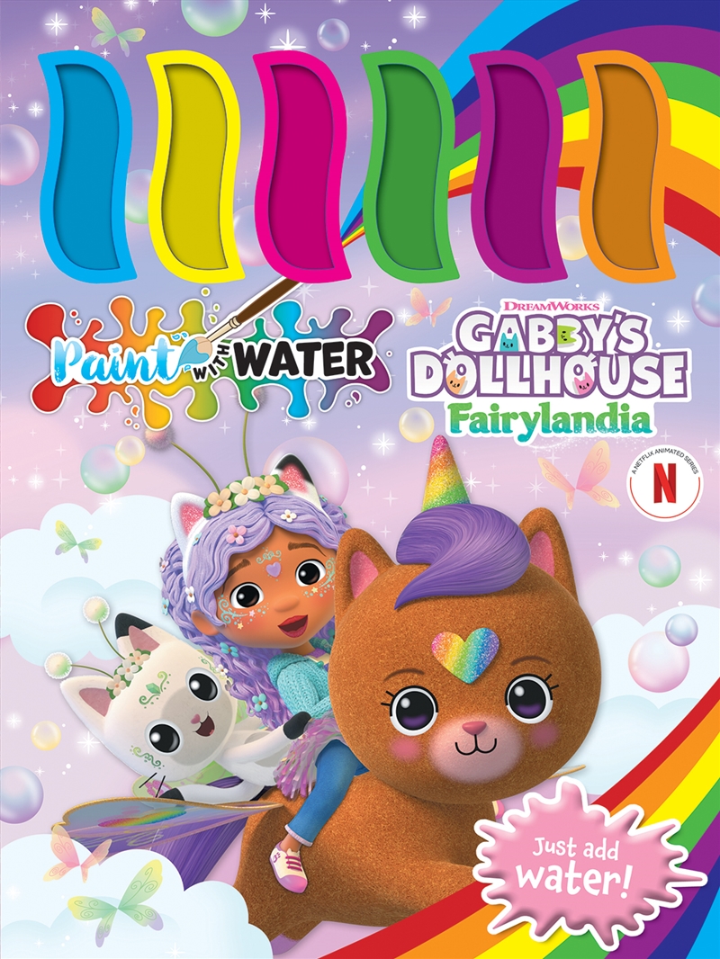 Gabby's Dollhouse Fairylandia: Paint with Water/Product Detail/Kids Activity Books