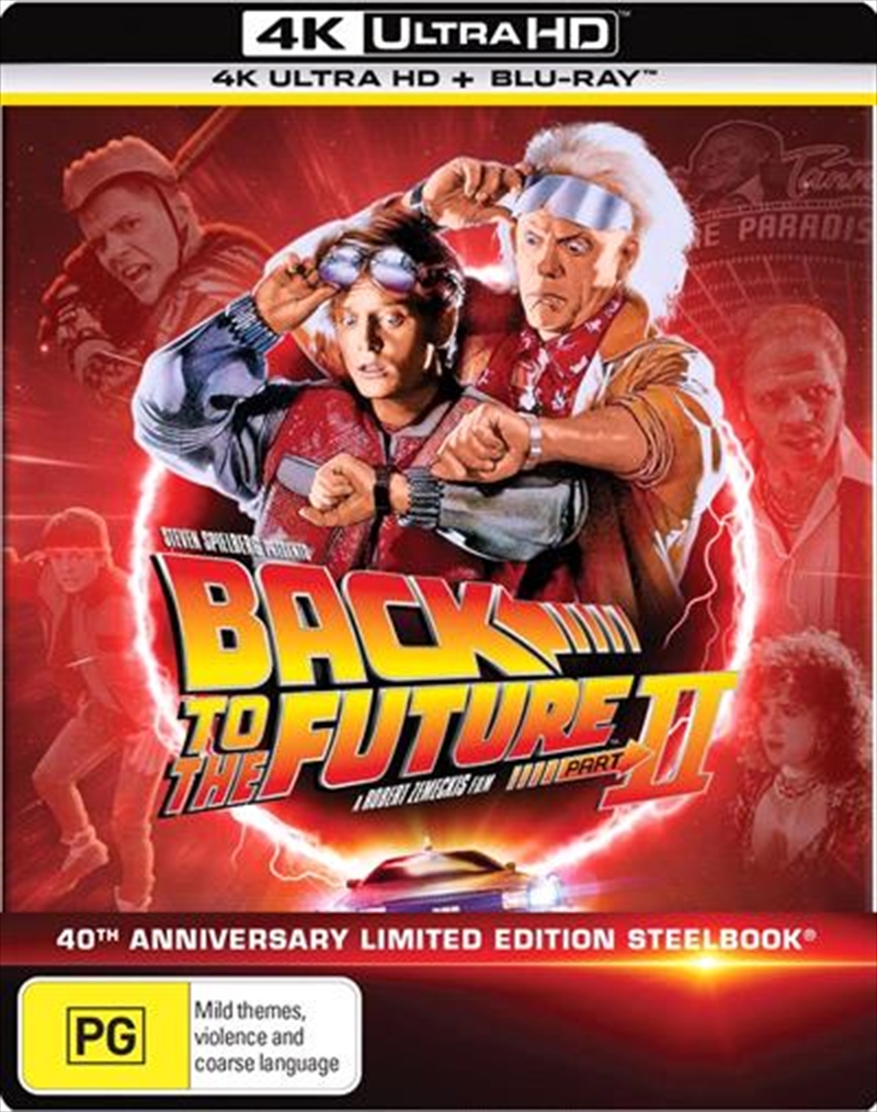 Back To The Future II  Blu-ray + UHD - 40th Anniversary Steelbook/Product Detail/Action