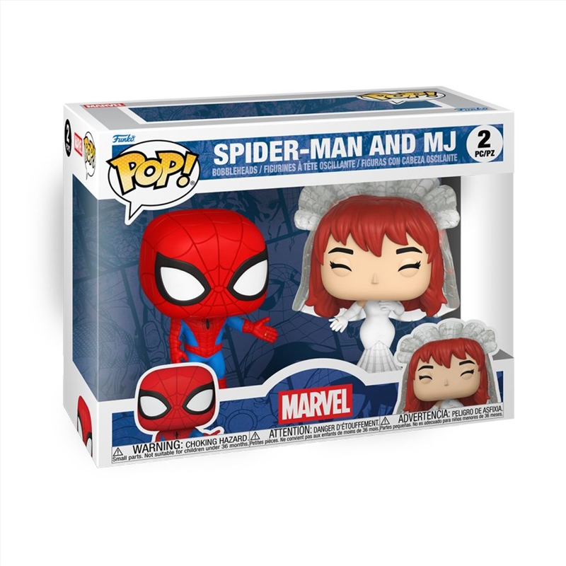 Marvel - Spider-man & Mary Jane Pop! Vinyl 2PK/Product Detail/Standard Pop Vinyl