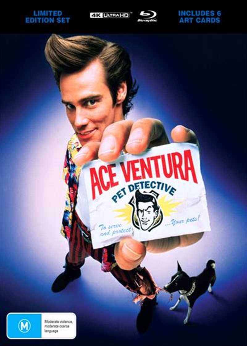 Ace Ventura - Pet Detective - Limited Edition  Blu-ray + UHD - Steelbook + Lenticular Hardcover + A/Product Detail/Comedy
