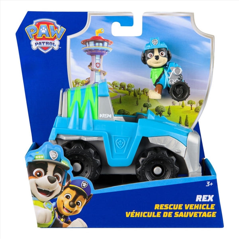 PAW Patrol Sustainable Basic Vehicle - Rex Rescue Vehicle/Product Detail/Toys