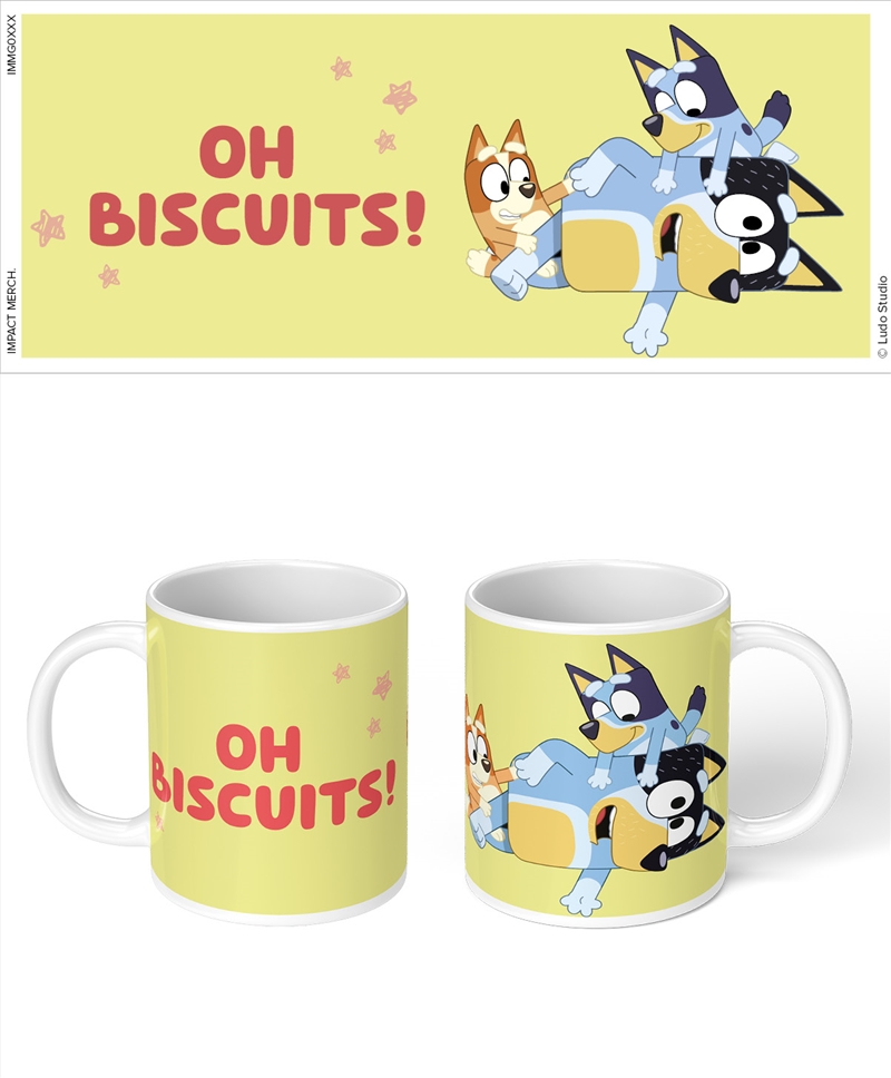 Bluey - Oh Biscuits - White Mug/Product Detail/Mugs