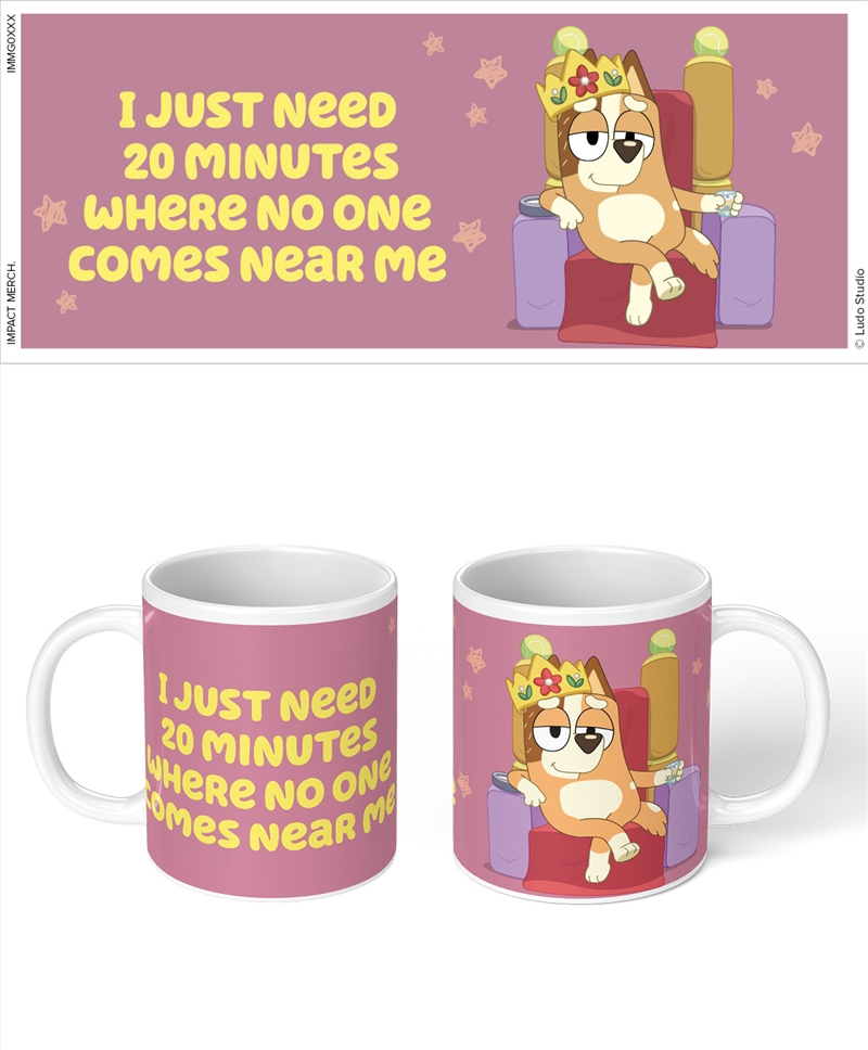 Bluey - I Just Need 20 Minutes - White Mug/Product Detail/Mugs