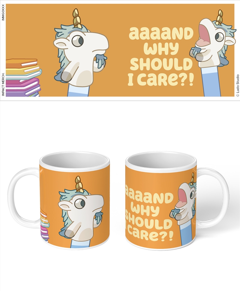 Bluey - Why Should I Care - White Mug/Product Detail/Mugs