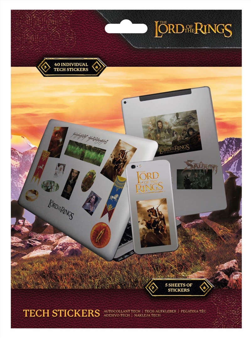 Lord of The Rings - Heroes - Tech Stickers/Product Detail/Stationery