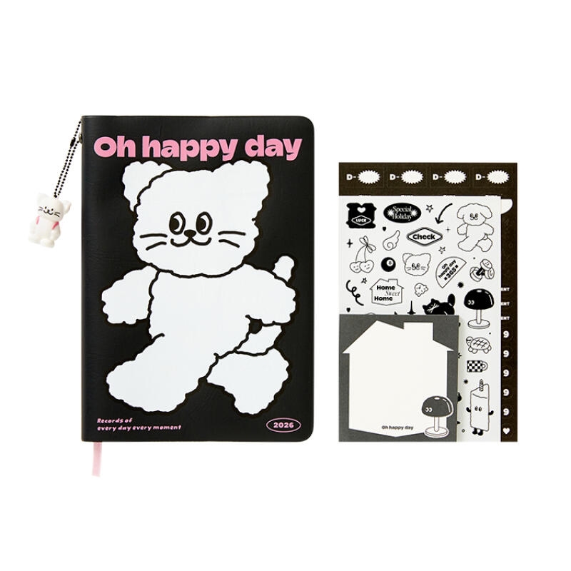 ARTBOX - 2026 Oh Happy Day Diary Black/Product Detail/KPOP Merch