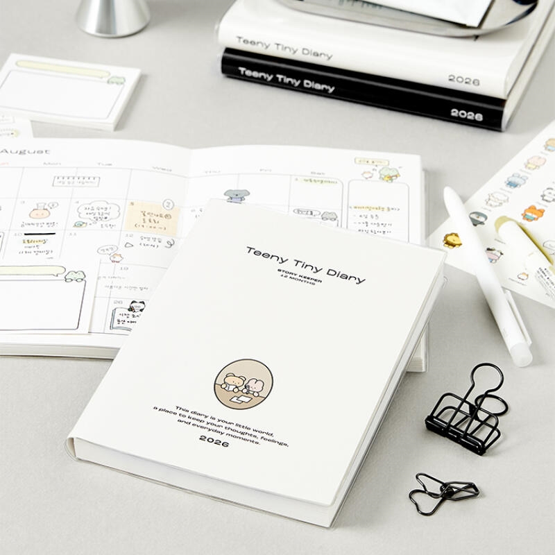 ARTBOX - 2026 Teeny Tiny Friends Diary White/Product Detail/KPOP Merch