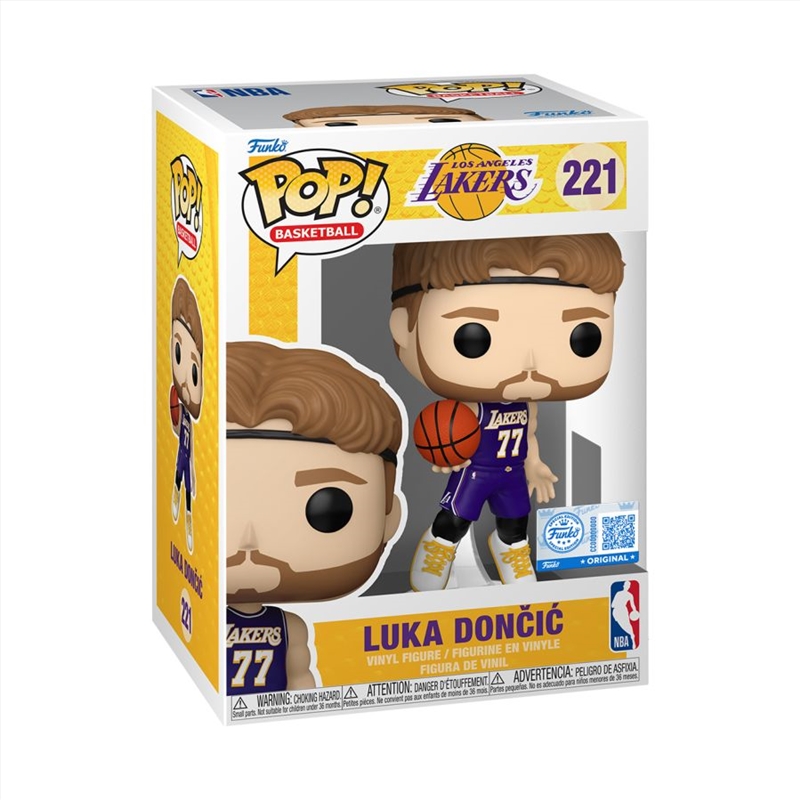NBA: Lakers - Luka Doncic (Purple Jersey) Pop! Vinyl [RS]/Product Detail/Sport