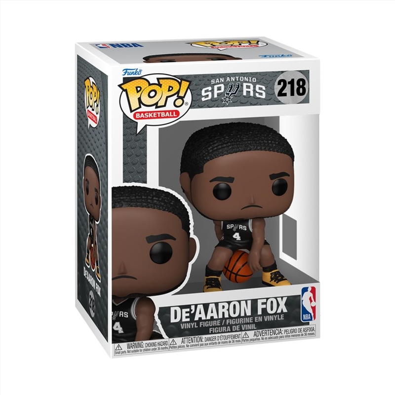 NBA: Spurs - De'Aaron Fox Pop! Vinyl/Product Detail/Sport