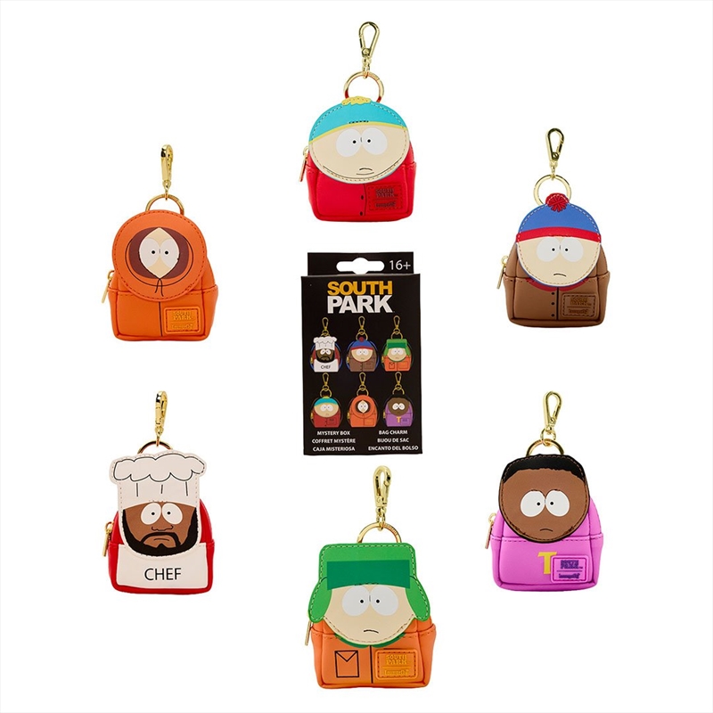 Loungefly South Park - Mystery Mini Backpack Bag Charms (SENT AT RANDOM)/Product Detail/Keyrings
