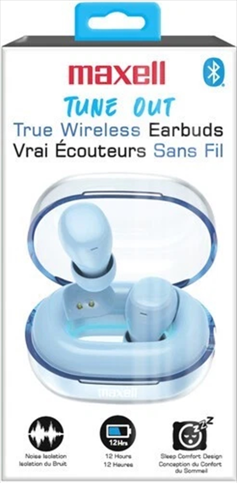 Maxell Ecodw Tune Out Bt Earbuds Tw Blue/Product Detail/Headphones