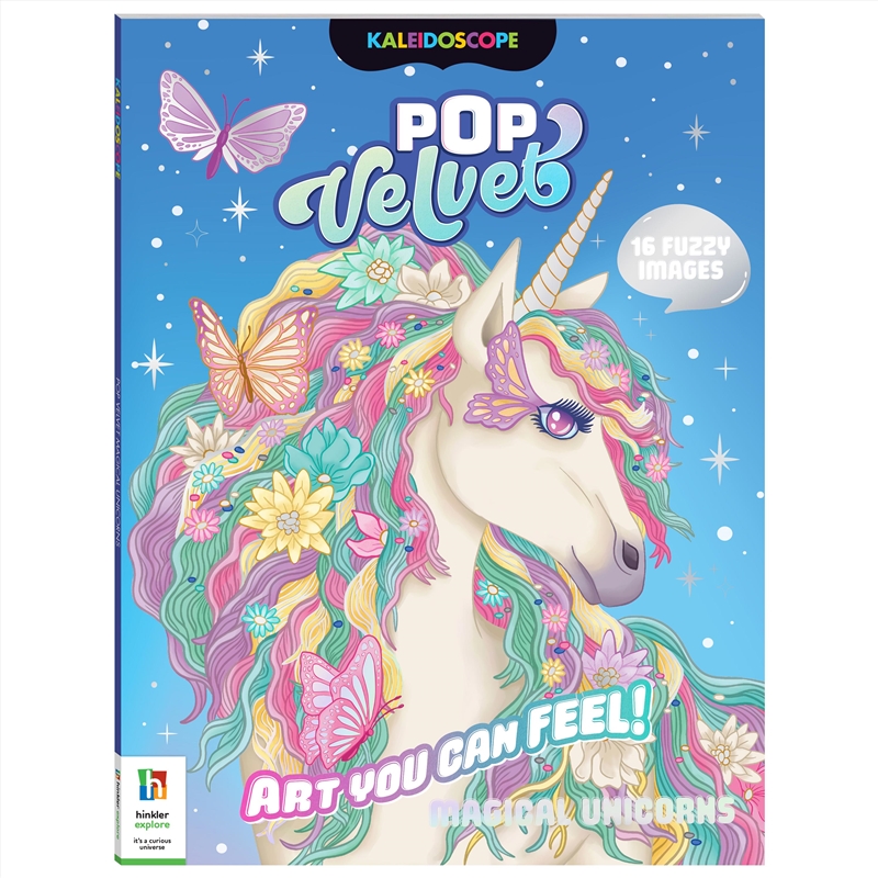 Kaleidoscope Pop Velvet Colouring Magical Unicorns/Product Detail/Kids Activity Books