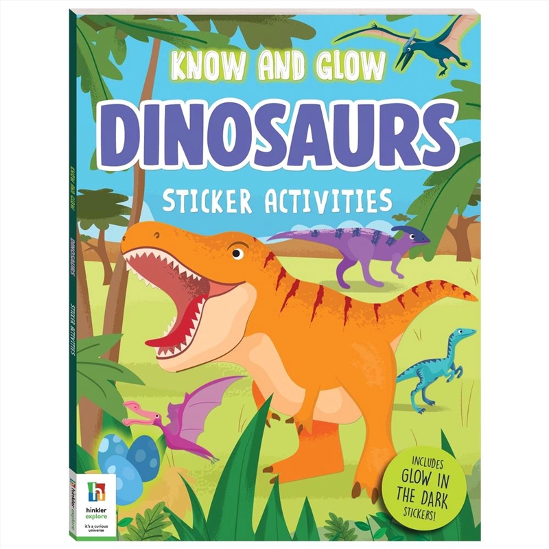 Know Glow Sticker Activities Dinos/Product Detail/Kids Activity Books