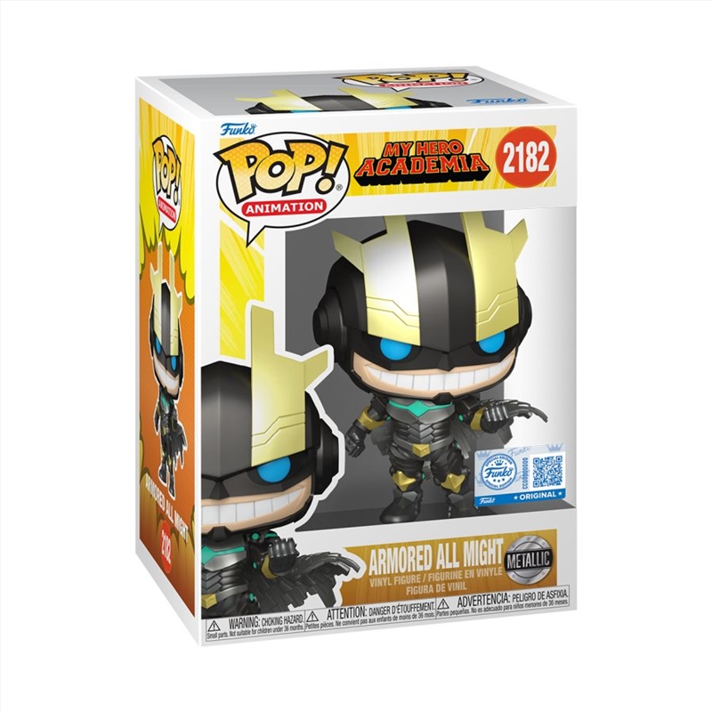 My Hero Academia - Armoured All Might Metallic Pop! Vinyl [RS]/Product Detail/TV