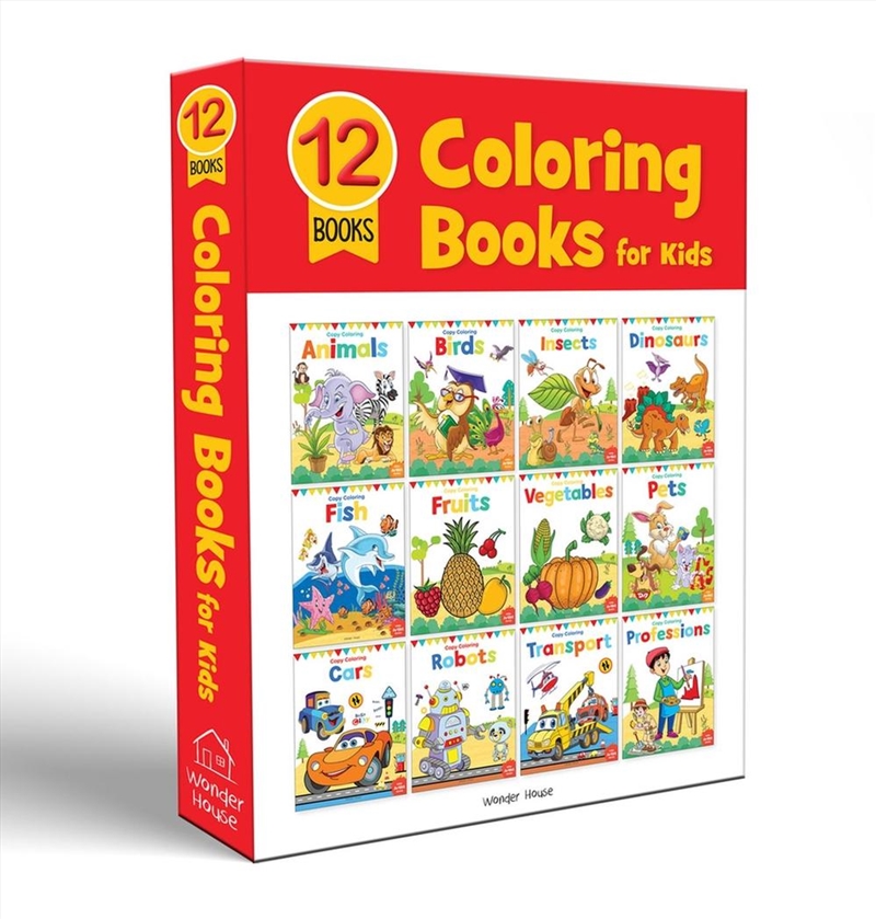 Colouring Books For Kids : 12 Books/Product Detail/Kids Colouring