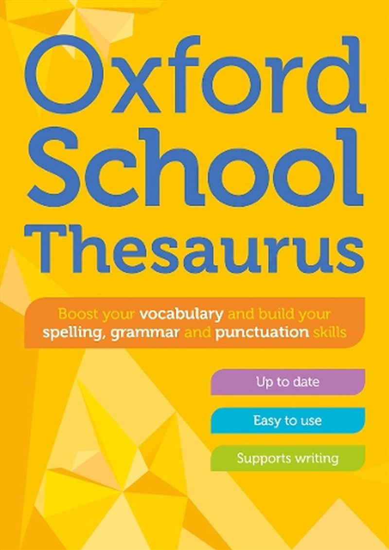 Oxford School Thesaurus/Product Detail/Reference & Encylopaedias