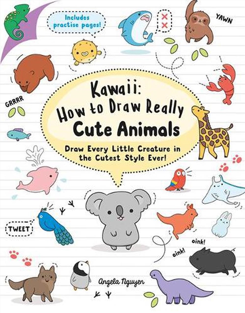 Kawaii: How to Draw Really Cute Animals : Draw Every Little Creature in the Cutest Style Ever!/Product Detail/Adults Activity Books