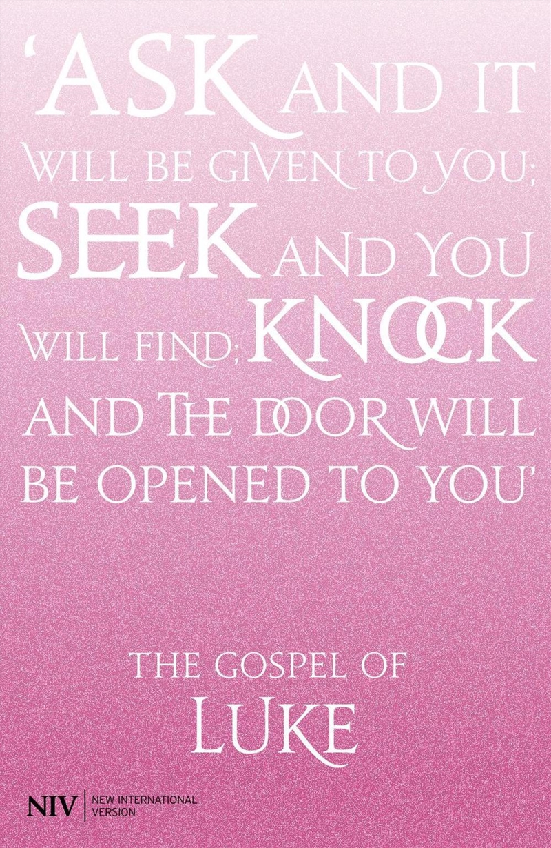 NIV Gospel of Luke/Product Detail/Religion & Beliefs