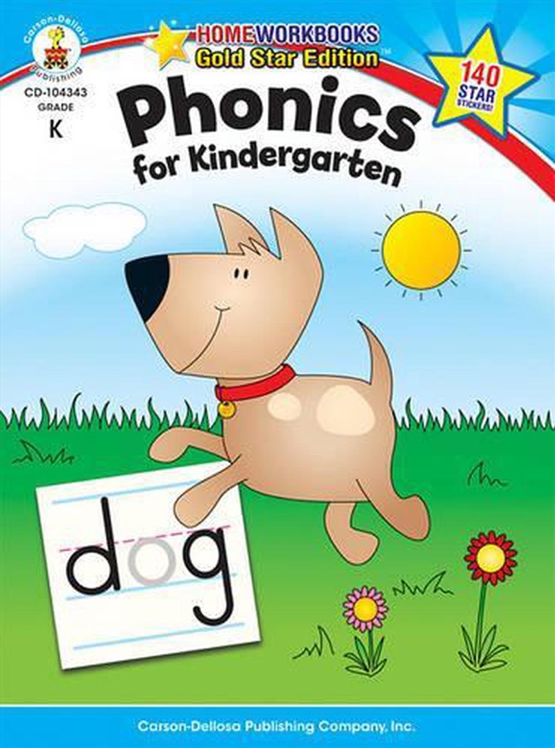 GRADE K PHONICS FOR KINDERGARTEN: GOLD S/Product Detail/English