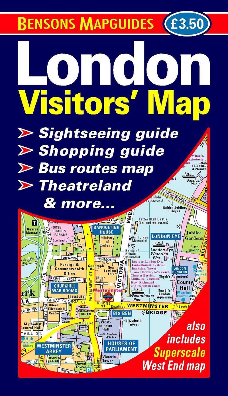 London Visitors' Map/Product Detail/Geography