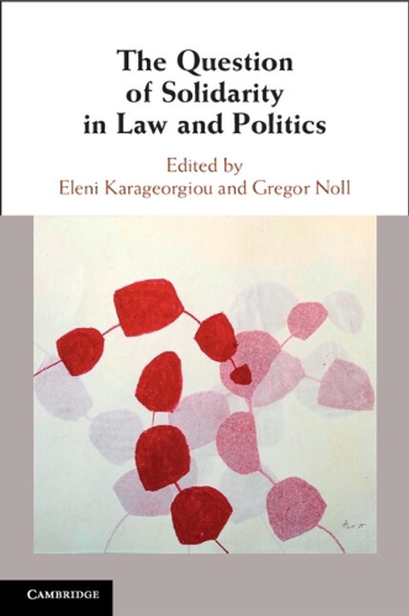 The Question Of Solidarity In Law And Politics/Product Detail/Politics & Government