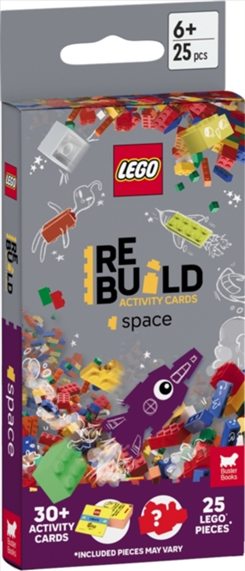 LEGO® Books: ReBuild Activity Cards: Space (with over 30 activity cards and 25 LEGO elements)/Product Detail/Card Games