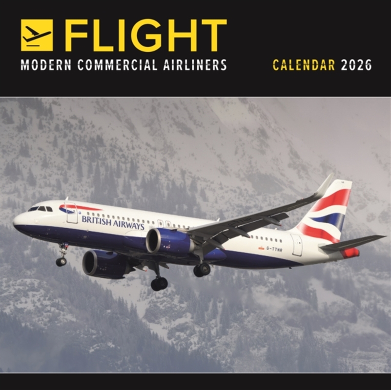 Flight Modern Commercial Airliners Squar/Product Detail/Calendars & Diaries