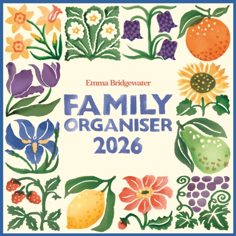 Emma Bridgewater Fruit & Flowers Tiles Wall Planner/Product Detail/Calendars & Diaries
